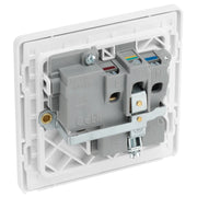 BG Electrical Evolve Brushed Steel - Single, switched, single pole