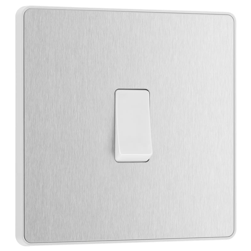 BG Electrical Evolve Brushed Steel - Intermediate switch