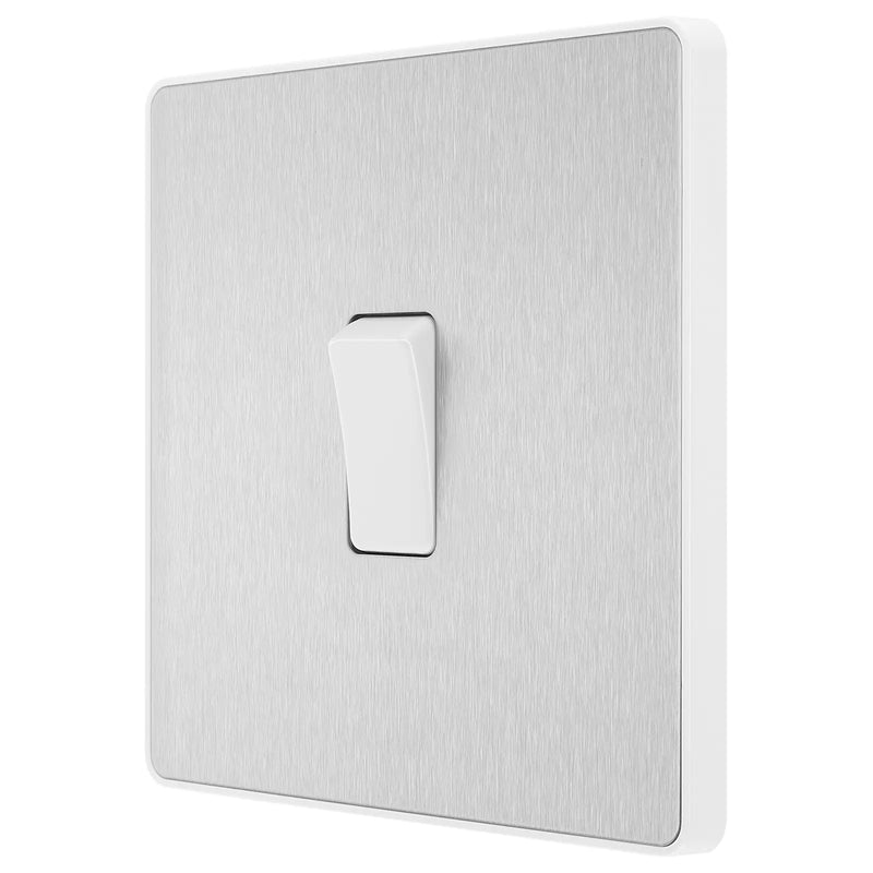 BG Electrical Evolve Brushed Steel - Intermediate switch