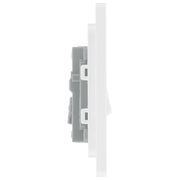 BG Electrical Evolve Brushed Steel - Intermediate switch