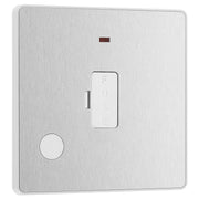 BG Electrical Evolve Brushed Steel - Unswitched and fused