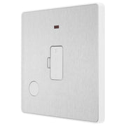 BG Electrical Evolve Brushed Steel - Unswitched and fused