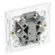 BG Electrical Evolve Brushed Steel - Unswitched and fused