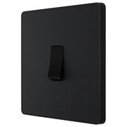 BG Electrical Evolve Matt Black - Single, 2 way switch