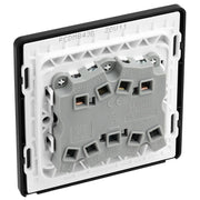 BG Electrical Evolve Matt Black - Triple, 2 way switch