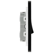 BG Electrical Evolve Matt Black - Triple, 2 way switch