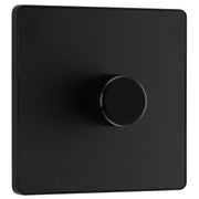 BG Electrical Evolve Matt Black - Single, 2 way push 200W