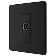 BG Electrical Evolve Matt Black - Single, co-axial