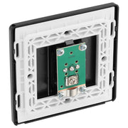 BG Electrical Evolve Matt Black - Single, co-axial