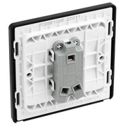 BG Electrical Evolve Matt Black - Single, 2 way switch, wide rocker