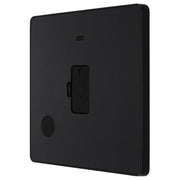 BG Electrical Evolve Matt Black - Unswitched and fused