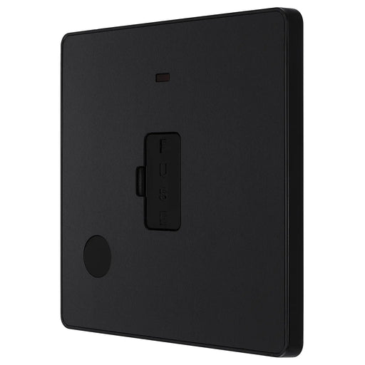 BG Electrical Evolve Matt Black - Unswitched and fused