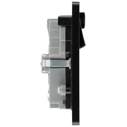 BG Electrical Evolve Matt Black - Double, switched, single pole, WiFi Extender + USB A