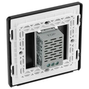 BG Electrical Evolve Matt Black - Single, 2 way touch, 200W, secondary