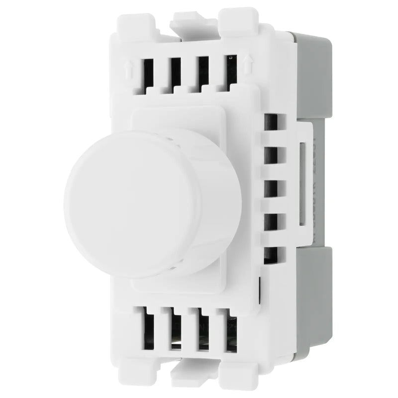 BG Electrical Grid - 2 way, Intelligent Dual Mode Dimmer (EVOLVE WHITE)