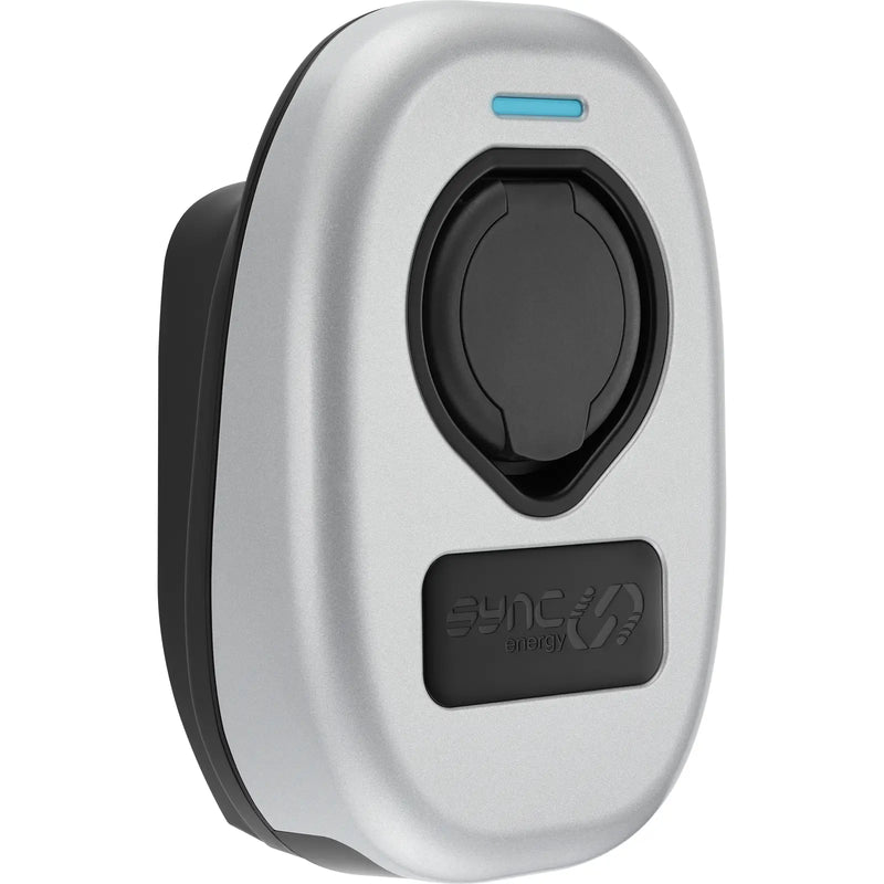 Sync Energy Accessories - Faceplate for Wall Charger 2 - Die Cast Metal cover with a Metallic Silver finish