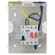 Sync Energy EV Circuit Protection - 5 Module EV Consumer Unit 100A with Main Switch, MCB SPD, IP20 - White