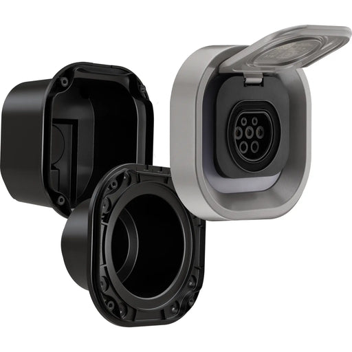 Sync Energy Link EV - Link Charger Surface and Recessed 7.4kw Silver With Plastic Control Box and WI-FI