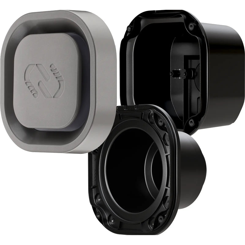 Sync Energy Link EV - Link Charger Surface and Recessed 7.4kw Silver With Plastic Control Box and WI-FI