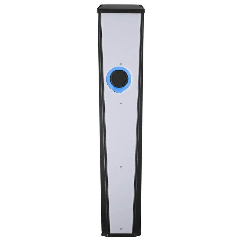 Sync Energy Pro Charger - EV Twin Bollard Pro Charger, 2 x 7.4kW, Single Phase - 4G, MID Meter