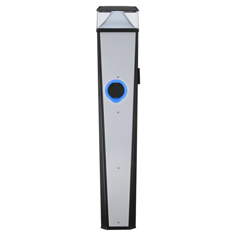 Sync Energy Pro Charger - EV Twin Bollard Pro Charger, 2 x 7.4kW, Single Phase - 4G, MID Meter with Pay Terminal