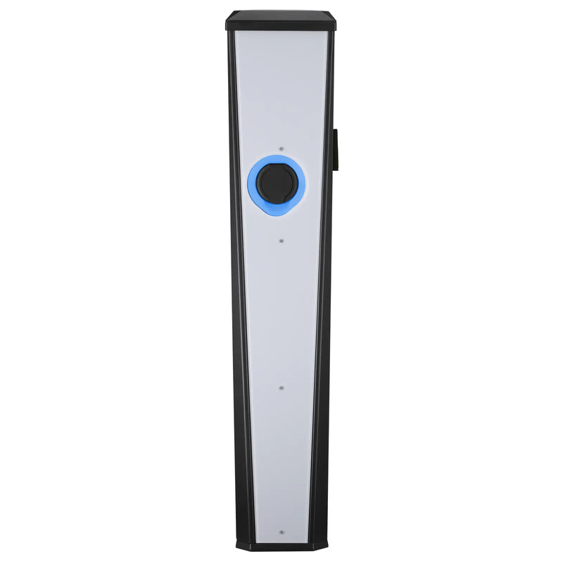 Sync Energy Pro Charger - EV Twin Bollard Pro Charger, 2 x 11kW, Three Phase - 4G, MID Meter with Pay Terminal
