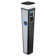 Sync Energy Pro Charger - EV Twin Bollard Pro Charger with Light 2 x 7.4kW, Single Phase - 4G, MID Meter with Pay Terminal