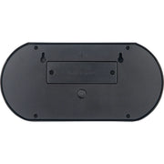 Luceco Ext Residential - Carina Decorative Oval Outdoor Solar Bulkhead Wall Light with PIR Motion Sensor, LED Exterior Lighting, Black, IP54, 5W, 470lm, 4000K