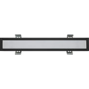 Luceco Contour Recessed - Contour 602mm recessed module 600lumens with fixed output driver finished in black