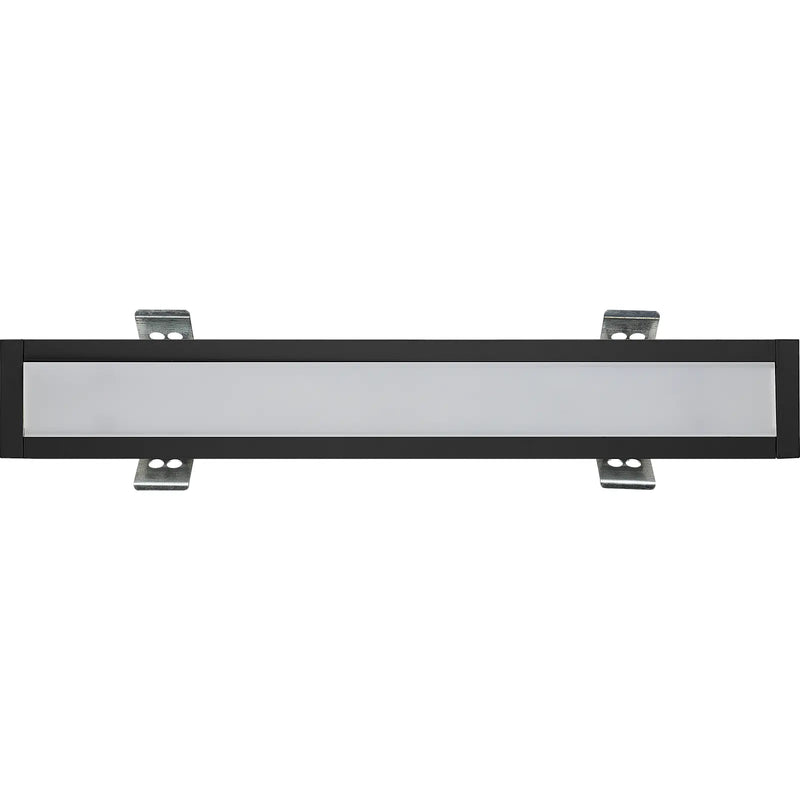 Luceco Contour Recessed - Contour 602mm recessed module 600lumens with fixed output driver finished in black