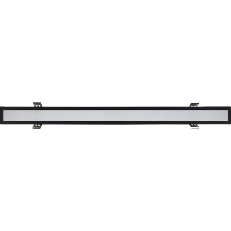 Luceco Contour Recessed - Contour 1162mm recessed module 1250lumens with fixed output driver finished in black