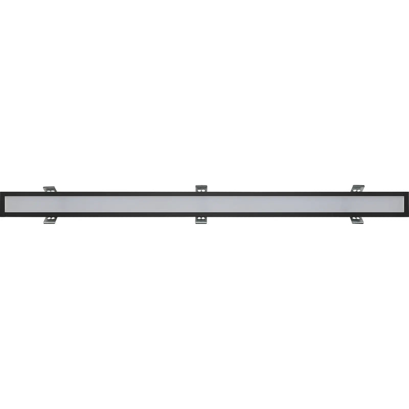 Luceco Contour Recessed - Contour 1442mm recessed module 1600lumens with fixed output driver finished in black