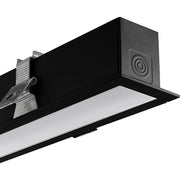 Luceco Contour Recessed - Contour 1723mm recessed module 1900lumens with fixed output driver finished in black