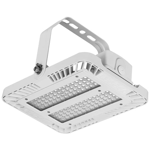 Luceco Ceres white RAL 9016 IP65 highbay 285mm 11000lm 75w dim + em 120-degree