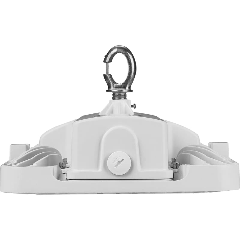 Luceco Ceres white RAL 9016 IP65 highbay 285mm 11000lm 75w dim + em 120-degree
