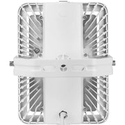 Luceco Ceres white RAL 9016 IP65 highbay 285mm 11000lm 75w dim + em 120-degree