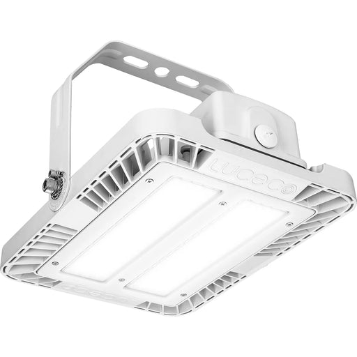Luceco Ceres white RAL 9016 IP65 highbay 285mm 11000lm 75w dim + em rack