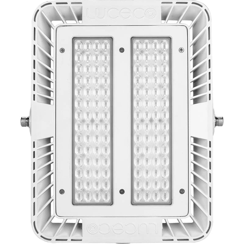 Luceco Ceres white RAL 9016 IP65 highbay 285mm 11000lm 75w dim + em rack