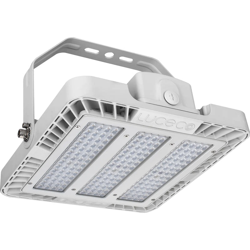 Luceco Ceres white RAL 9016 IP65 highbay 356mm 16000lm 110w dim rack