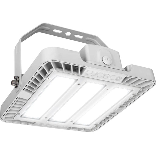 Luceco Ceres white RAL 9016 IP65 highbay 356mm 16000lm 110w dim + em rack