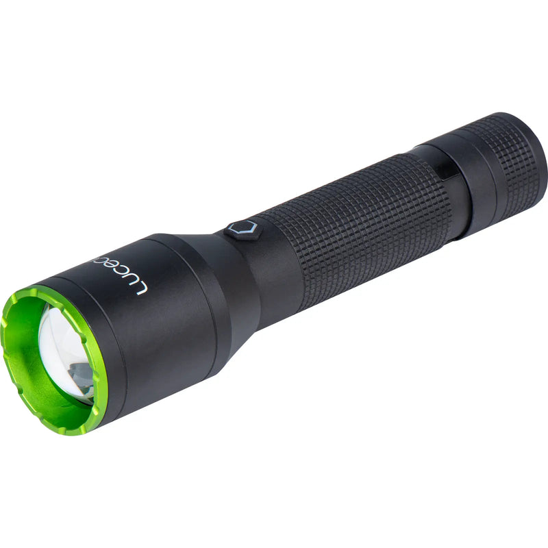 Luceco Hand Torch - Multi Focus LED Hand Torch, USB-C Rechargeable, Inspection Light, 3 Lighting Modes, IP44, 6W, 600lm, 6500K
