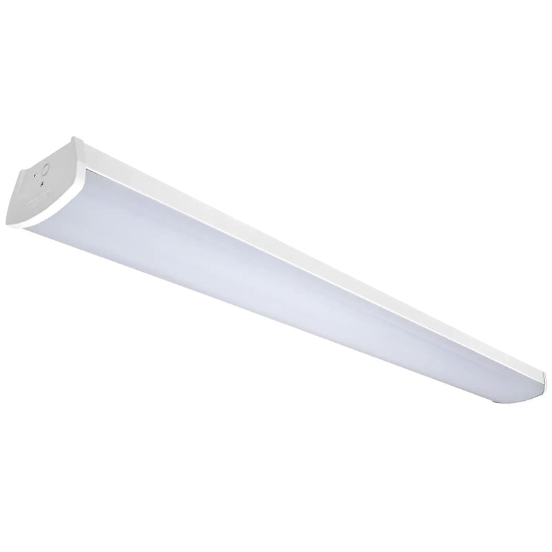Luceco Academy 1500mm surface luminaire 6000 lumens with fixed output driver and emergency + MW sensor
