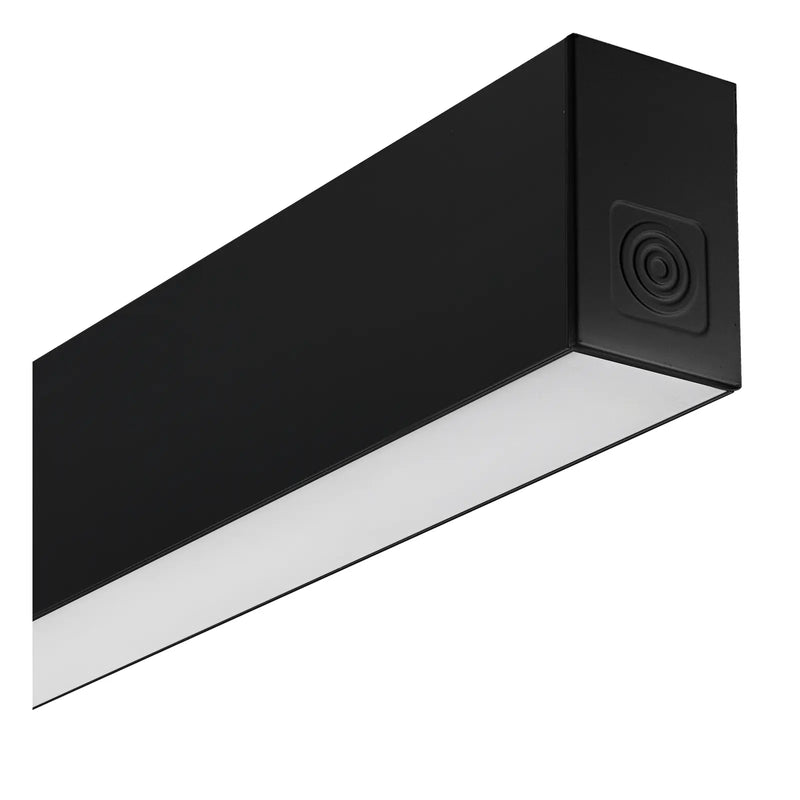 Luceco Contour Direct Indirect - Contour 1414mm suspended module direct/indirect 3700lumens with fixed output driver finished in black