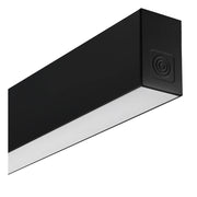 Luceco Contour Direct Indirect - Contour 1414mm suspended module direct/indirect 6000lumens with fixed output driver finished in black