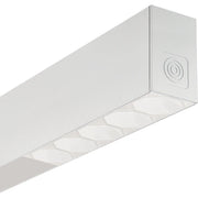 Luceco Contour Octa 1414mm suspended module direct/ indirect 5000lumens with standard driver + emergency finished in white