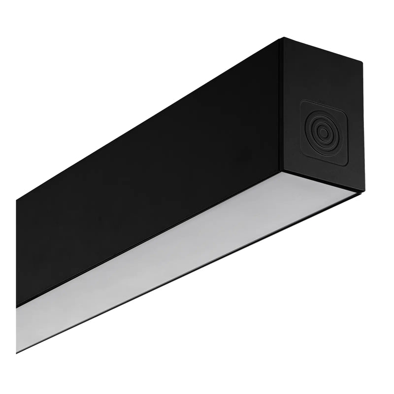 Luceco Contour Suspended - Contour 1695mm suspended module 3800lumens with fixed output driver finished in black