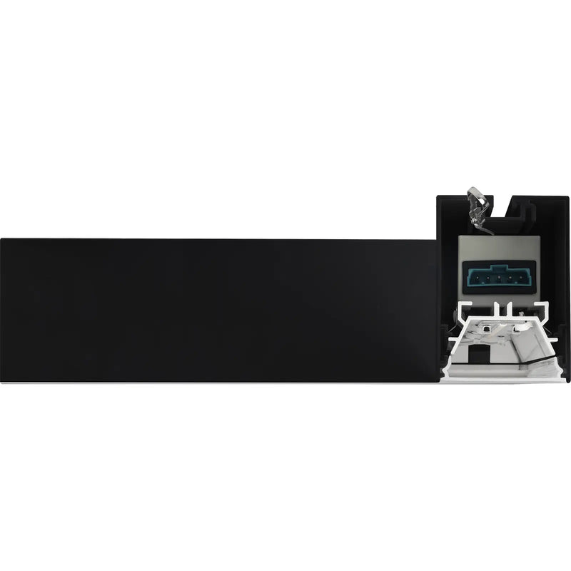 Luceco Contour Suspended - Contour 314mm suspended 90° connector module 600lumens with fixed output driver finished in black