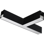Luceco Contour Suspended - Contour 568mm suspended T connector module 900lumens with fixed output driver finished in black
