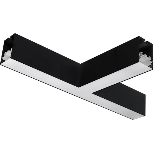 Luceco Contour Suspended - Contour 568mm suspended T connector module 900lumens with fixed output driver finished in black