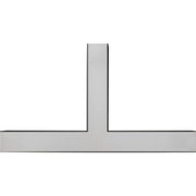 Luceco Contour Suspended - Contour 568mm suspended T connector module 900lumens with fixed output driver finished in black